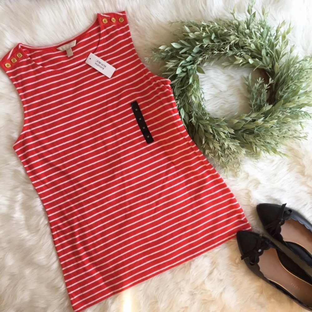 Banana Republic Striped Tank Top
